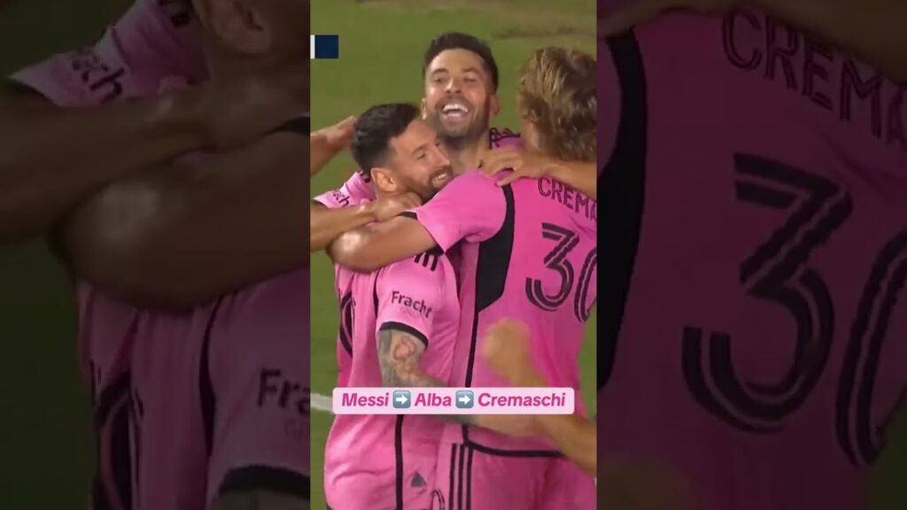 Messi's first touch of the game helped create Miami’s go-ahead goal against New England 😮‍💨