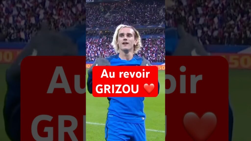 Au revoir GRIZOU 🙏❤️ #football #griezmann #triste #equipedefrance #mbappe #giroud #emotion