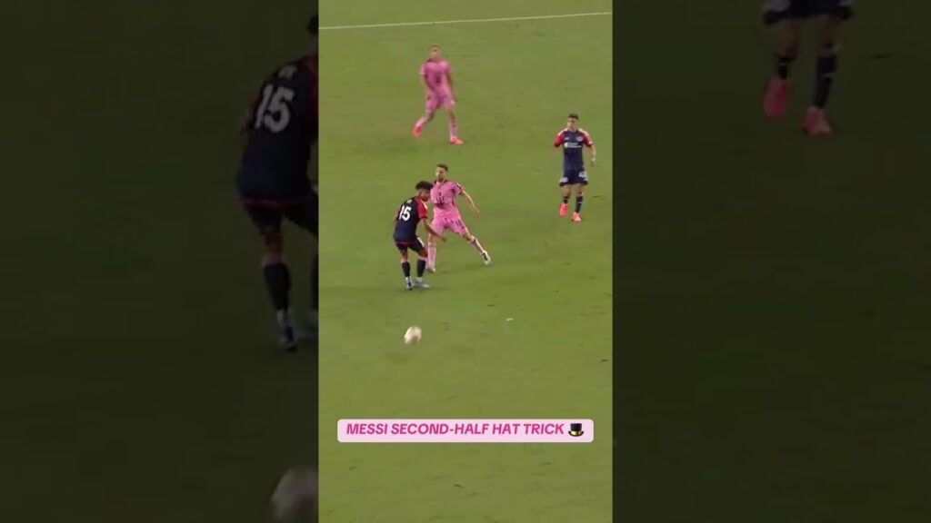 Leo Messi subbed on to score a second-half hat trick and secure the MLS points record for Miami 🤩