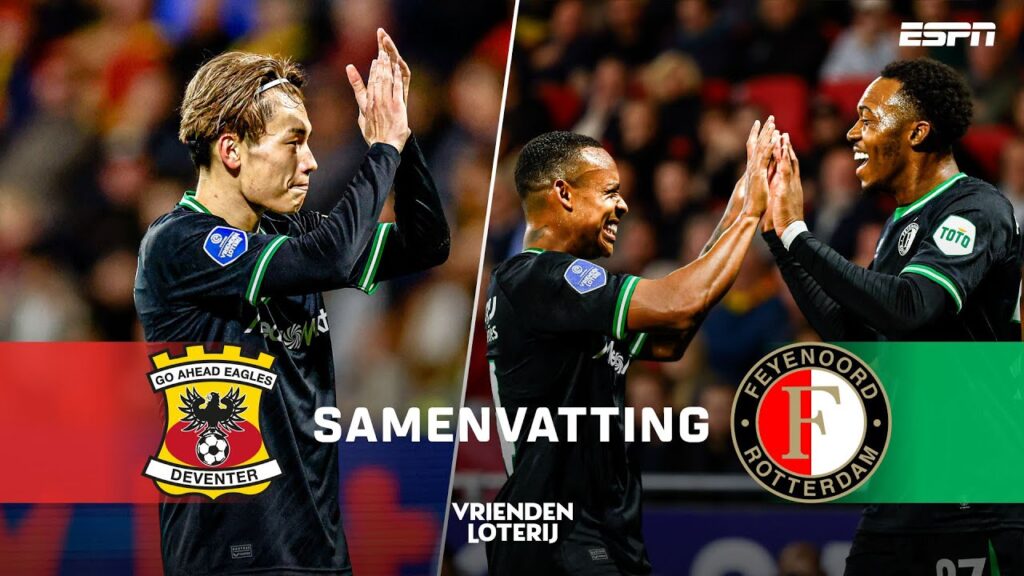 PRACHTAANVAL ✨ met AYASE UEDA als eindstation 🇯🇵 | Samenvatting Go Ahead Eagles - Feyenoord