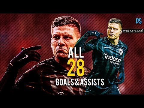 Luka Jovic ● All 28 Goals & Assists So Far ● 2018/19 HD