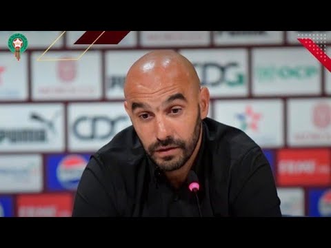Conférence de presse de Walid Regragui