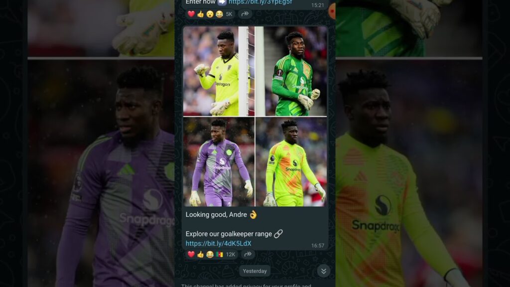 One Of the Best Goalkeeper in the world.Andre Onana the Cameroonian Goalkeeper