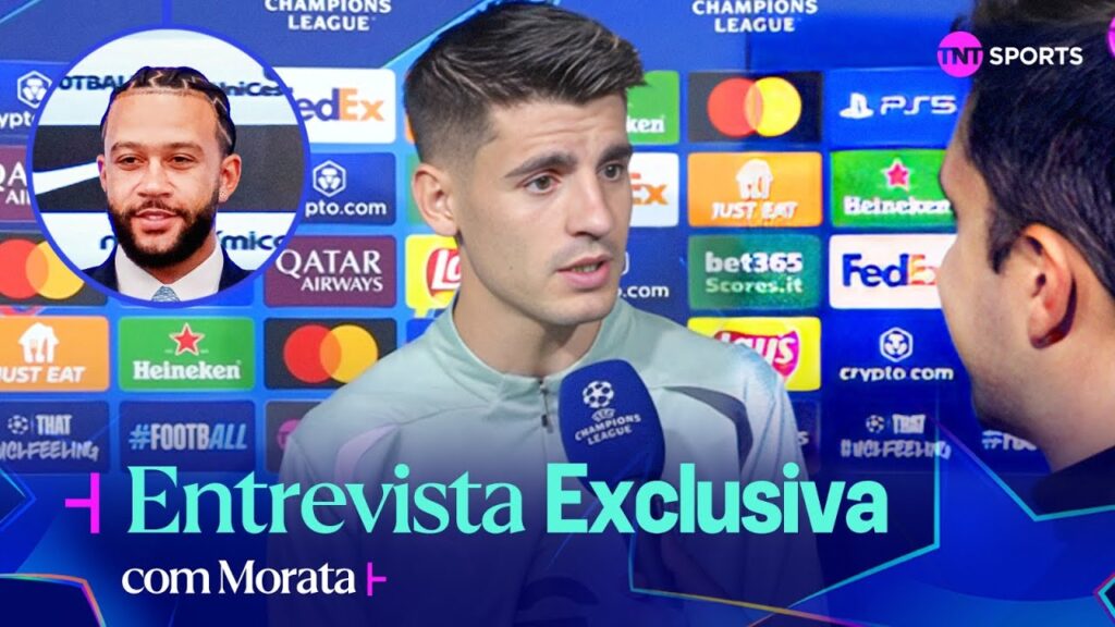 "DEPAY É UM FENÔMENO!" MORATA RASGA ELOGIOS PARA A NOVA CONTRATAÇÃO DO CORINTHIANS