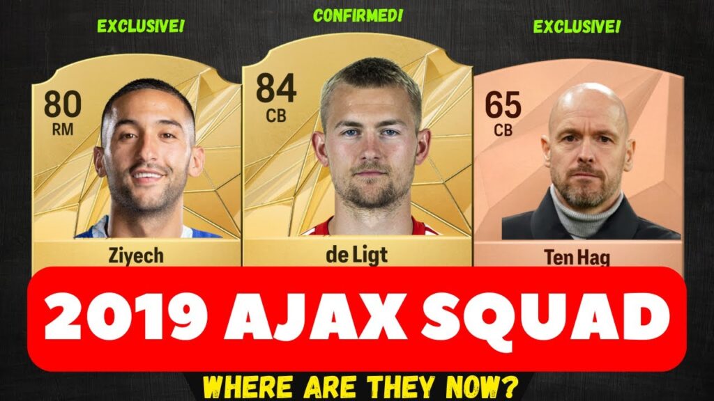 AJAX 🇳🇱 2019 SQUAD. Where are they now? 🤔 FT: Ziyech, De Ligt, De Jong & More!