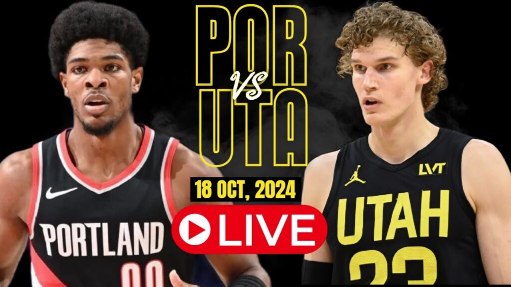 🔴LIVE : Utah Jazz Vs Portland Trail Blazers Full Game | NBA Live | NBA PRE SEASON | 2K
