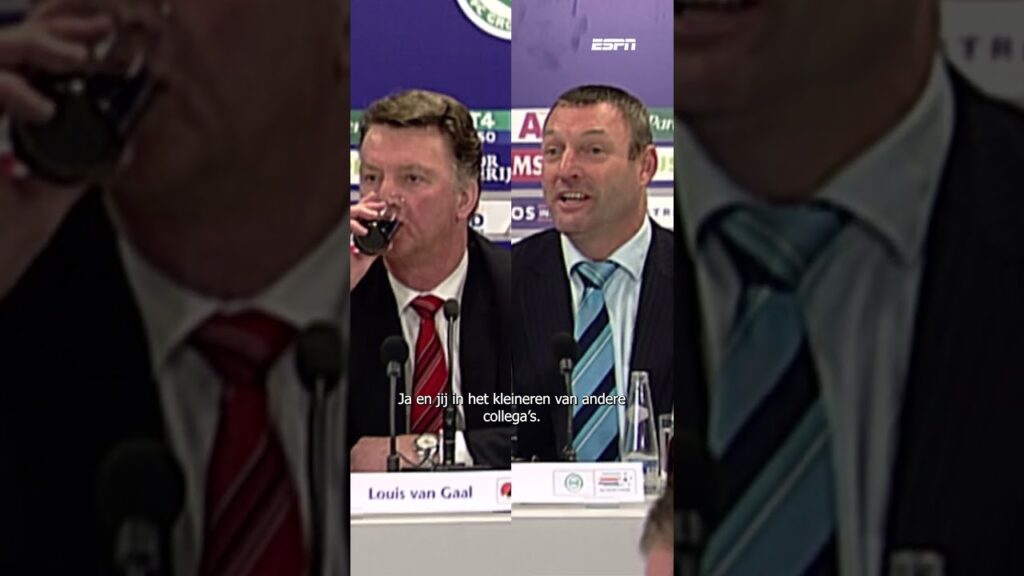 🔙 Throwback: Louis VAN GAAL en Ron JANS maken ruzie 😳