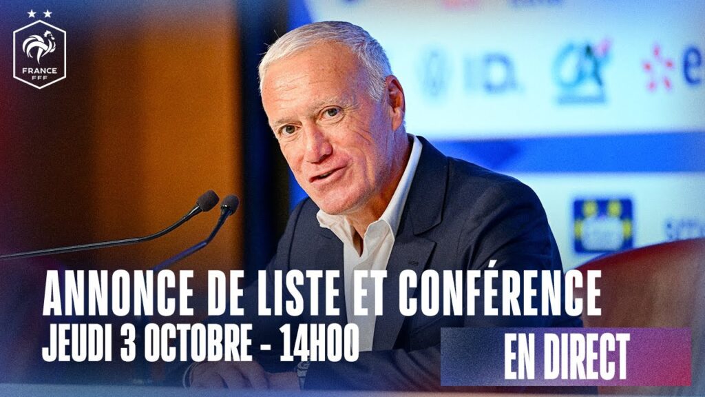 L'annonce de liste des Bleus et conférence du sélectionneur en direct (14h00) I EDF 2024