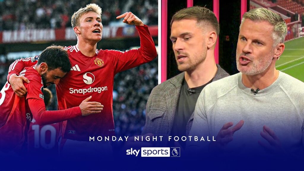 "We haven't seen that for a while!" 💪 Carra and Aaron Ramsey on Man United's win over Brentford 🔴