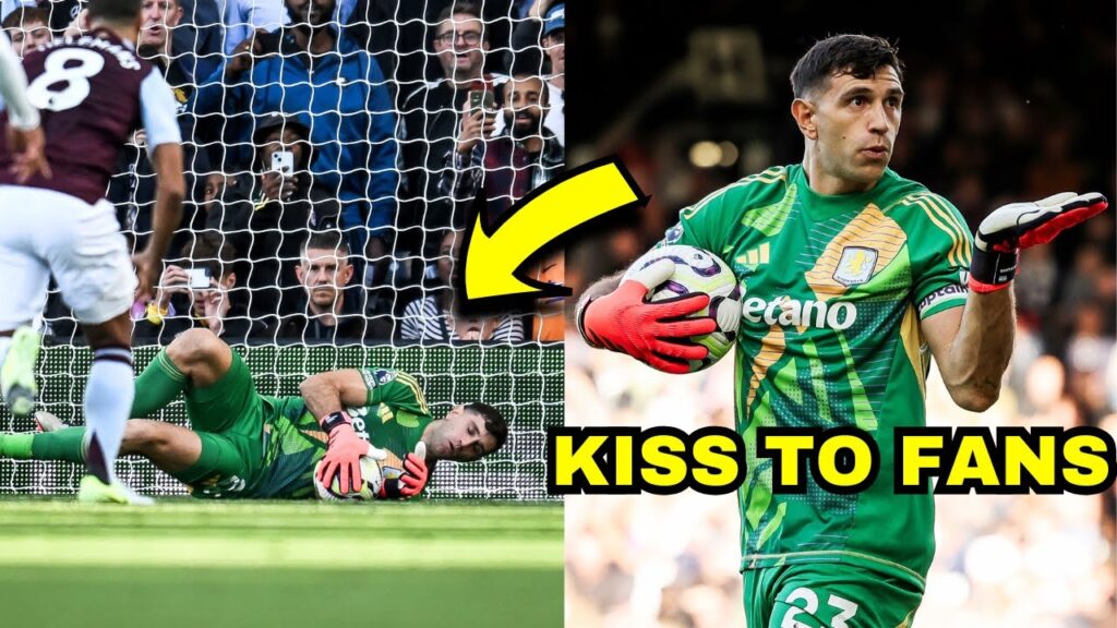 Emi Martinez Blew Kiss To Fulham Fans After Saving Penalty To Help Aston Villa 3-1 Win