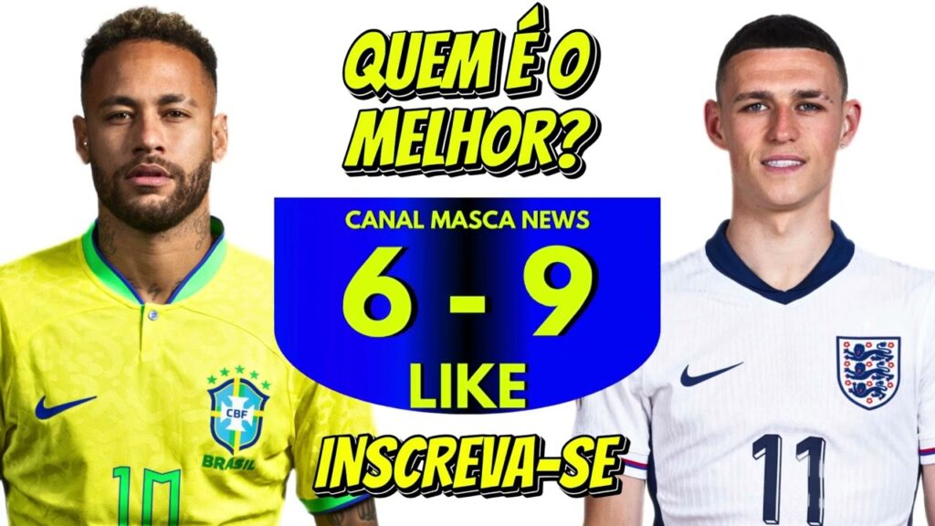 NEYMAR VS PHIL FODEN QUEM É O MELHOR