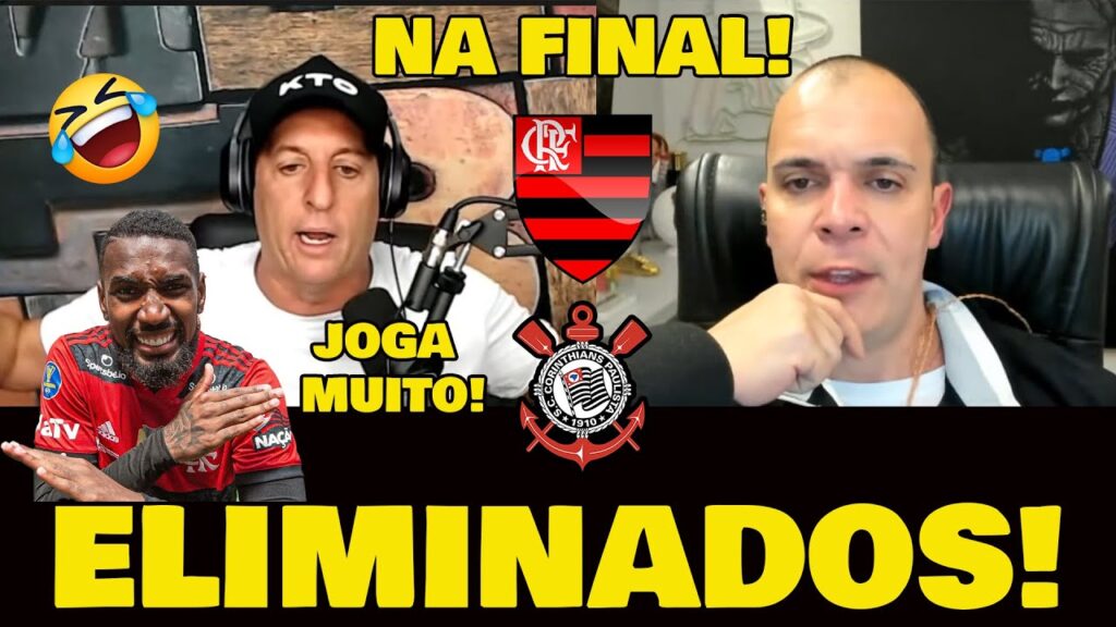 BENJA E MANO FICARAM REVOLTADOS COM A ELIMINAÇÃO DO CORINTHIANS! E O GERSON?