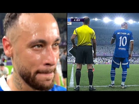 Neymar Jr IN TEARS As He Returns For Al-Hilal One Year After ACL injury