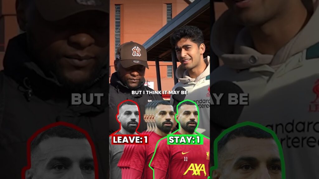 We asked Liverpool fans if this is Mo Salah's last season at the club 🤔🔴