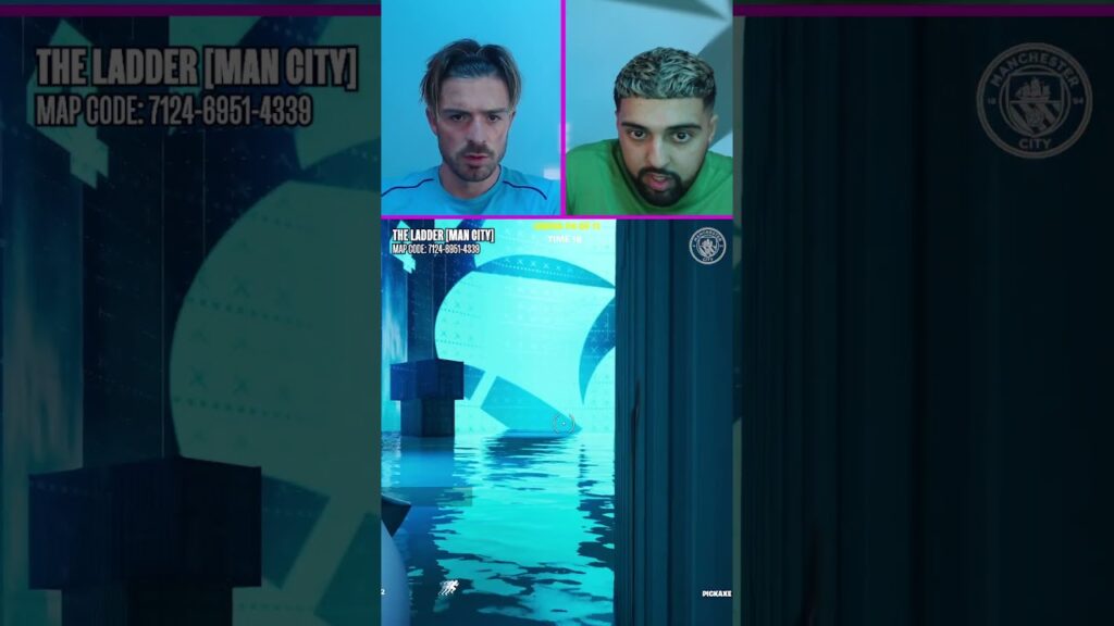 Jack Grealish attempts to play Fortnite! 💀 #Fortnite #mancity #shorts