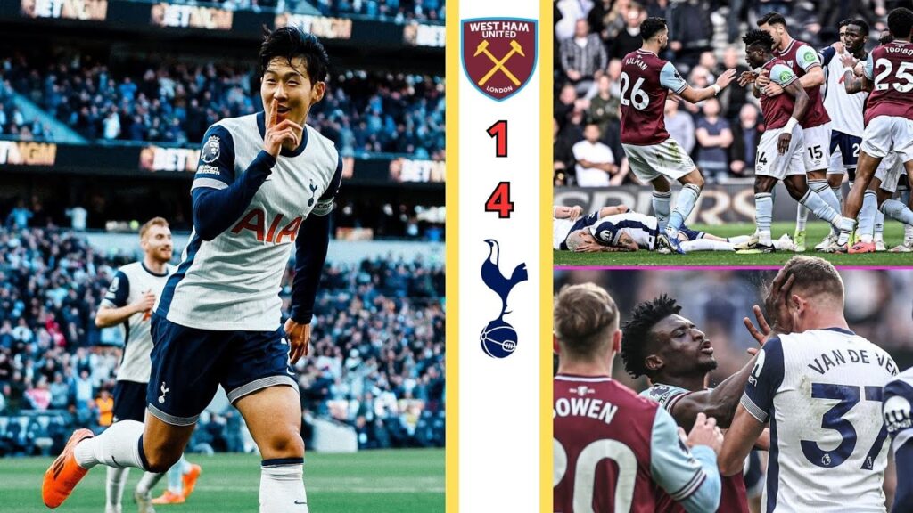 ENFIN UN DERBY LONDONIEN GAGNÉ TOTTENHAM 4-1 WEST HAM