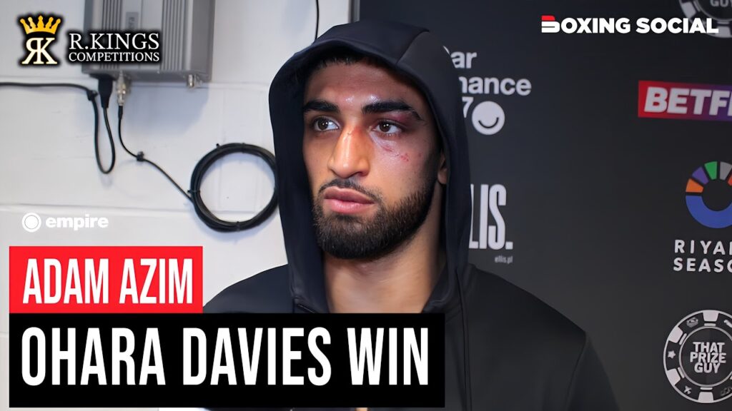 "I'LL TEACH DALTON SMITH A LESSON!" Adam Azim REACTS To Ohara Davies Stoppage