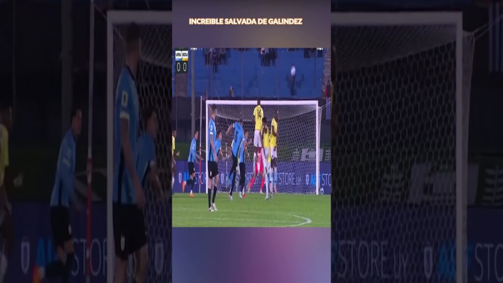 Otra vez Galíndez... Qué salvada. Uruguay vs Ecuador. #seleccionecuatoriana #eliminatoriasconmebol