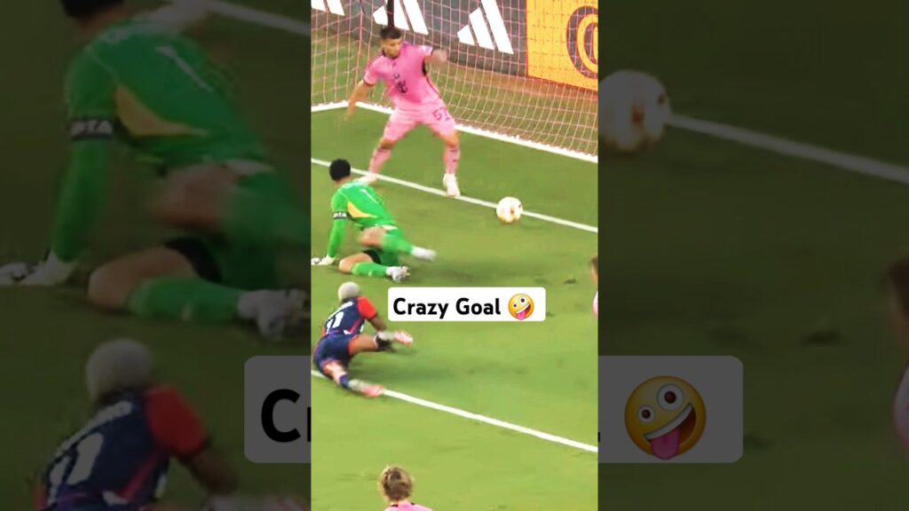 Crazy Goal in football #football #soccer #messi #shorts #intermiami #mlsseasonpass #highlights #mls