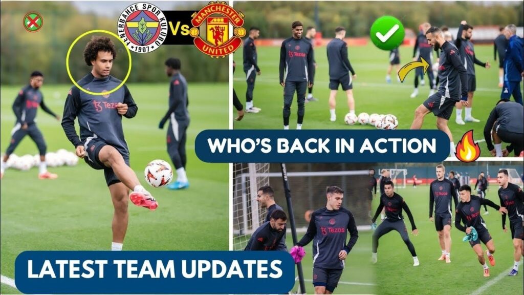 DONE✅De Ligt,GARNACHO,RASHFORD,ZARKIZEE🔥MAN UNITED TRAINING NEWS AHEAD OF FENERBAHÇE #manunitednews