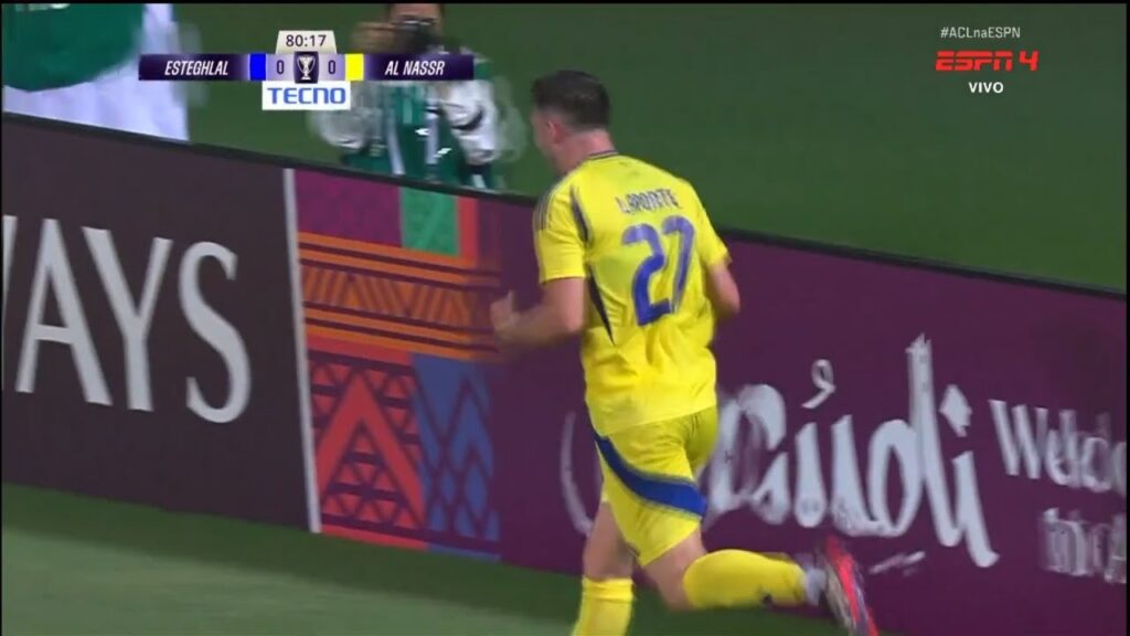 Aymeric Laporte Goal | Esteghlal FC vs Al-Nassr 0-1 Highlights | AFC Champions League 2024