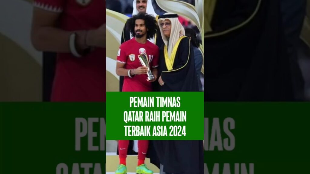 Pemain Timnas Qatar Akram Afif Jadi Pemain Terbaik Asia 2024