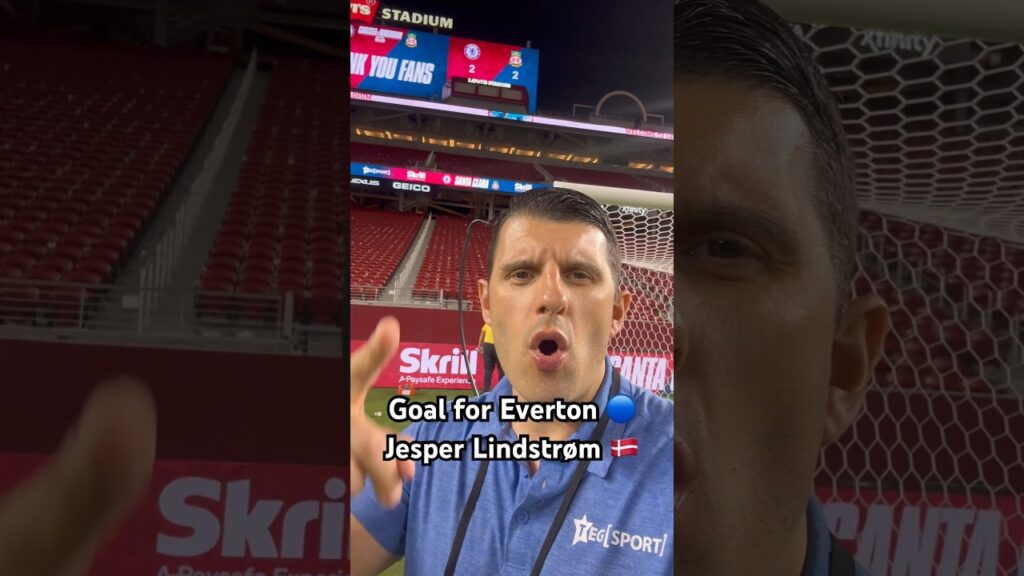 Goal for Everton 🔵Jesper Lindstrøm 🇩🇰#everton #efc #evertonfc #lindstrom #transfer #denmark