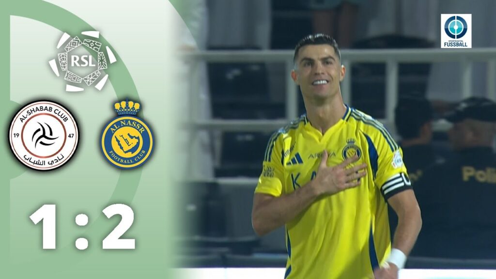 Ronaldo trifft bei Nachspielzeit-Wahnsinn! Superstar rettet Al-Nassr | Al-Shabab – Al-Nassr