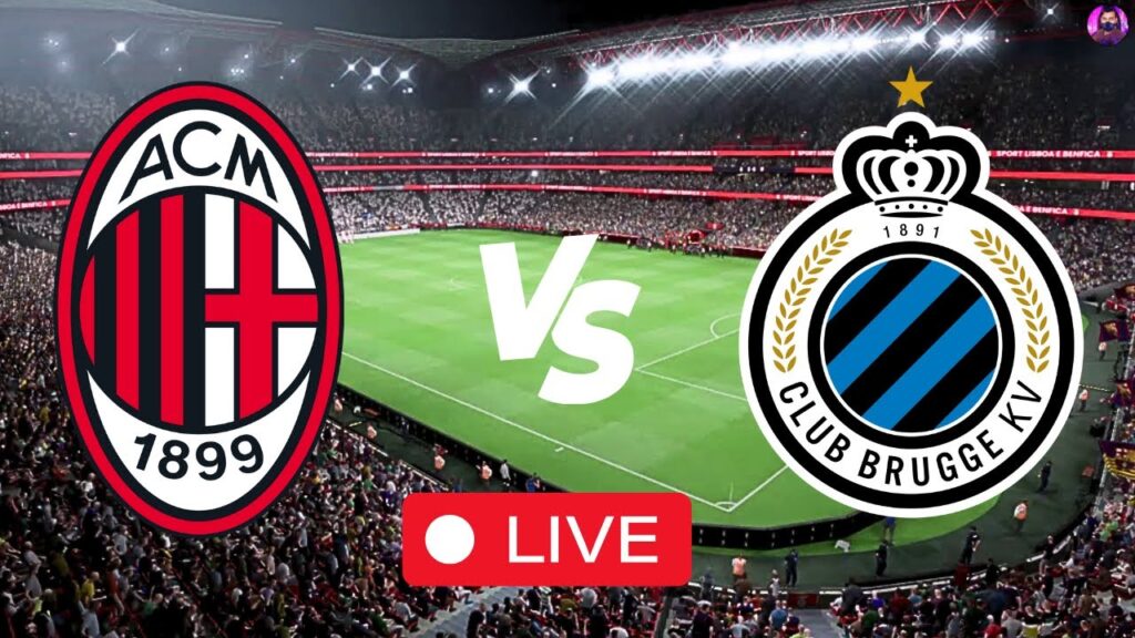 LIVE AC Milan vs Club Brugge - Champions League 2024 - Live Match Streaming