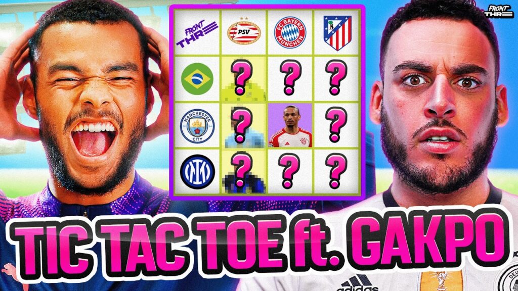 CODY GAKPO BATTERED US AT FOOTBALL TIC TAC TOE?! 💀