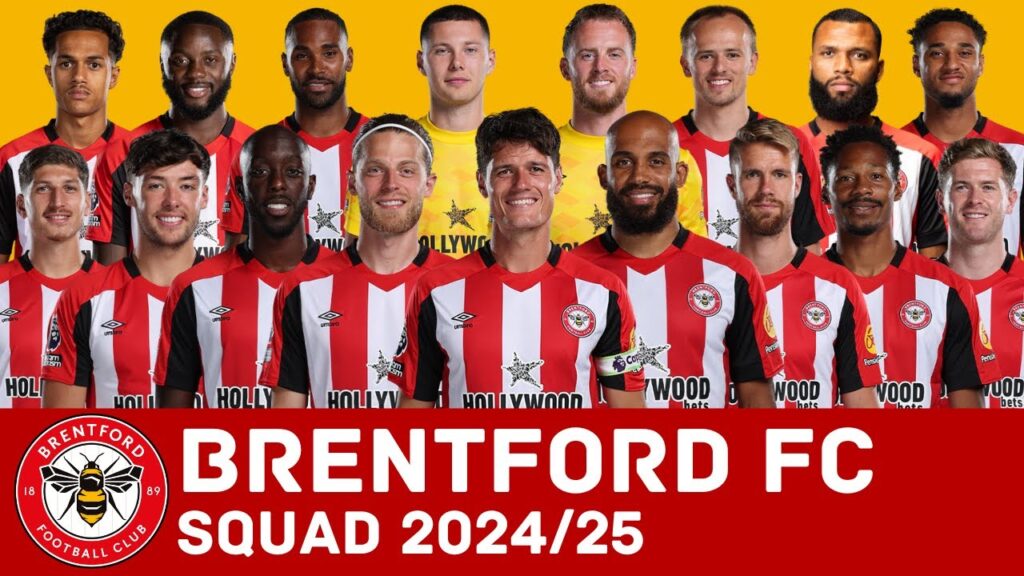 BRENTFORD FC Full Squad For Season 2024/25 | Brentford | FootWorld