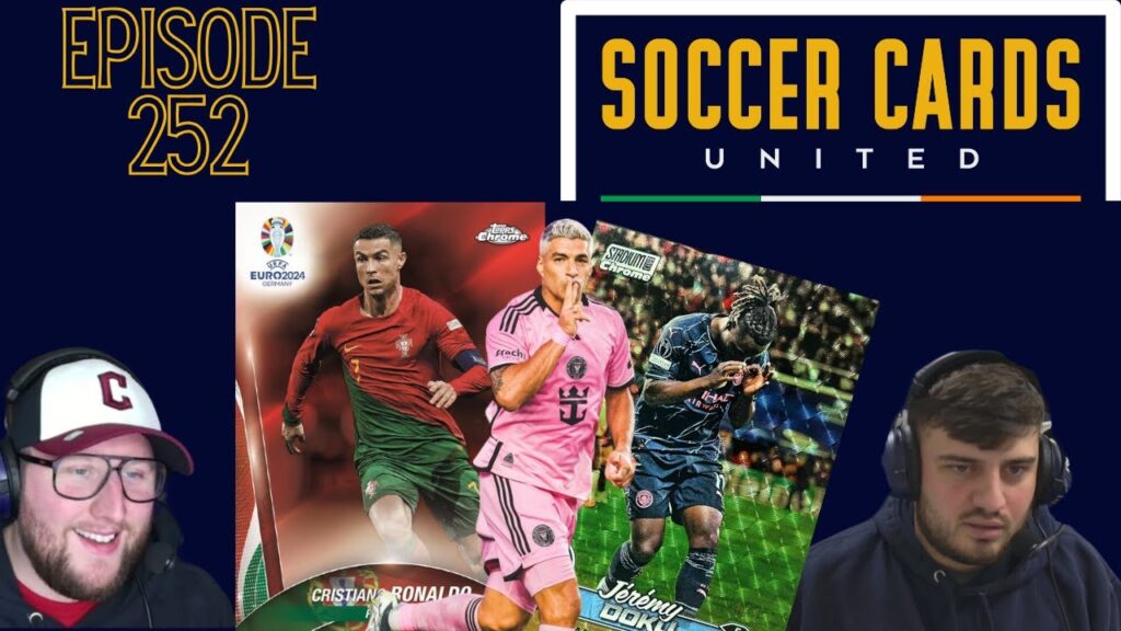 Topps Chrome EURO 2024 1st Look, Stadium Club Impressions, Messi MLS! - Soccer Cards United Podcast.