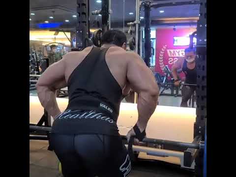 Korean Bodybuilder Seung Chul Lee - Bent Over Row