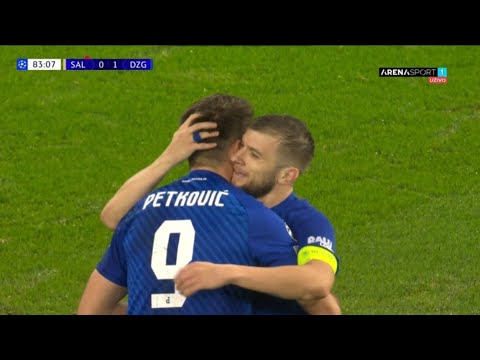 Bruno Petković Goal, RB Salzburg vs Dinamo Zagreb (0-2) Highlights, Alexander Schlager Sent Off