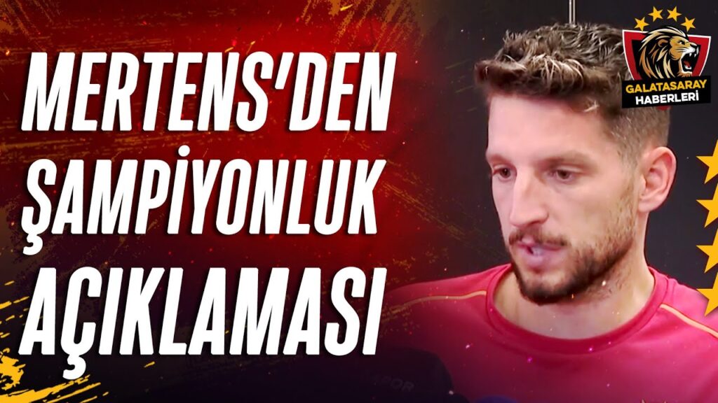 Dries Mertens: 2 Senedir Buradayım 2 Senedir Şampiyon Oluyoruz Umarım 3. Senemde de Şampiyon Oluruz Dries Mertens: 2 Senedir Buradayım 2 Senedir Şampiyon Oluyoruz Umarım 3. Senemde de Şampiyon Oluruz