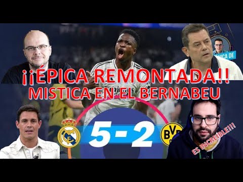¡NOCHE INOLVIDABLE! 🌟 REACCIONES AL REAL MADRID VS. BORUSSIA DORTMUND