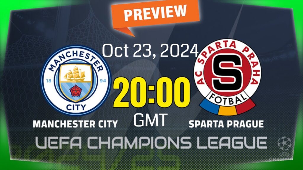 Champions League | Manchester City vs Sparta Prague - prediction, team news, lineups | Preview