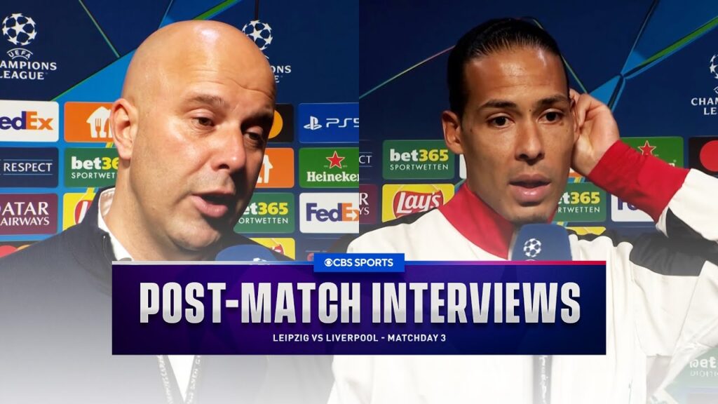 Arne Slot, Virgil van Djik & Caoimhin Kelleher speak after Liverpool win! | CBS Sports