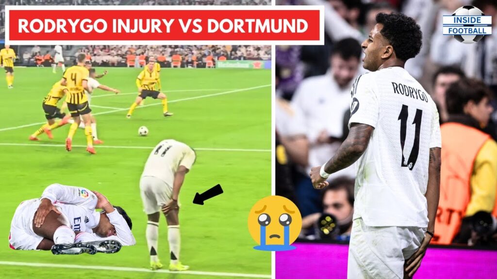 👏HERO! Rodrygo Kept Ball In Play with Hamstring Injury For Madrid's Winning Goal vs Dortmund!