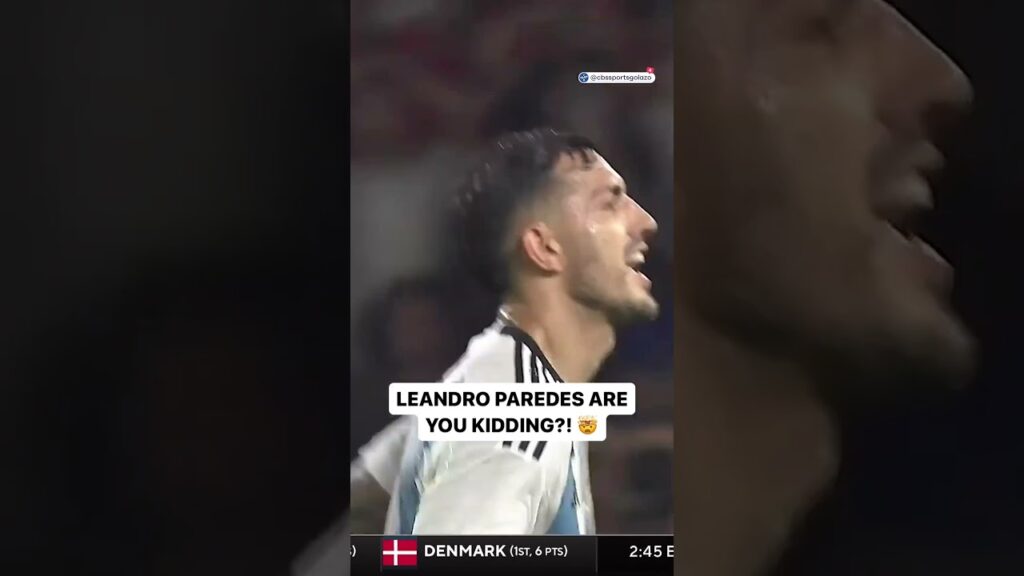 An absolute GOLAZO from Paredes! 😤