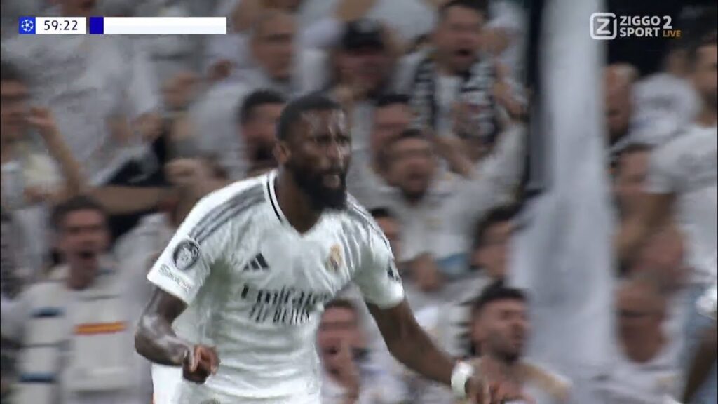 Antonio Rudiger Goal,Real Madrid vs Borussia Dortmund(5-2) All Goals and Extended Highlights