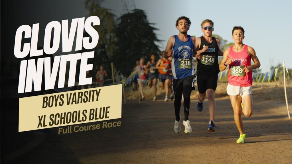 2024 XC - Clovis Invite - Boys XL Varsity Blue (Complete race with pack coverage)