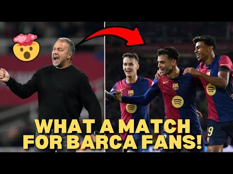 🔥WOW! SEE WHAT FLICK SAID POST MATCH FT. GAVI,LEWANDOWSKI,ANSU,CUBARSI