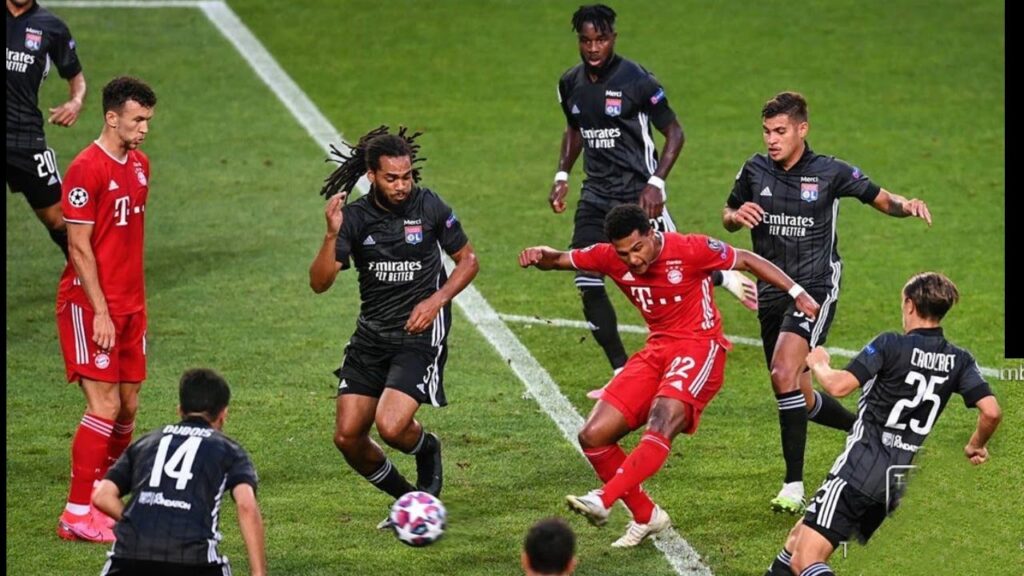 The Craziest thing Serge Gnabry did against Lyon Which leaves The  World Talking Lyon vs Bayern 2020