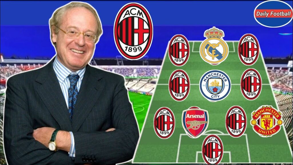 AC Milan Owner Paolo Scaroni Dream XI 25/26 🙀 AC Milan Predicted XI Under Scaloni 🔥