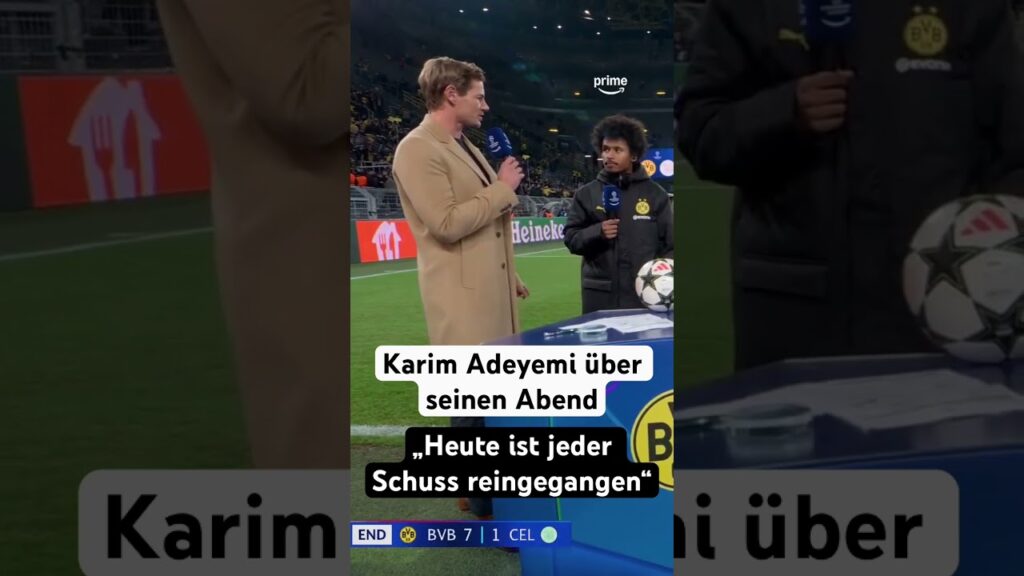 Karim Adeyemi kann die Aufwärmübungen ab jetzt überspringen 😂