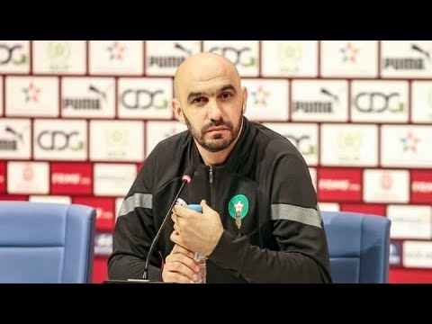وليد الركراكي يتحدث عن المنتخب بعد المقابلة