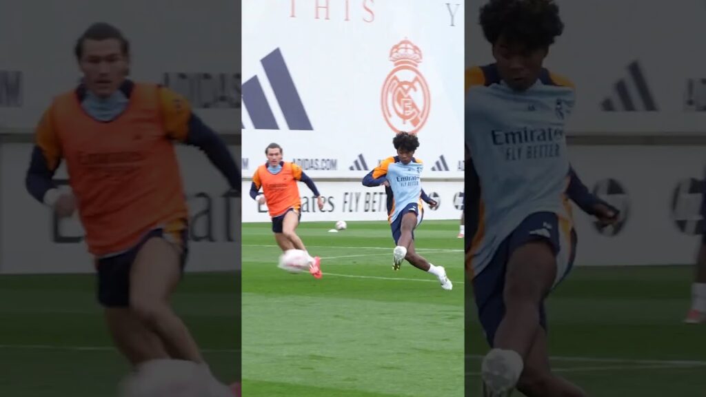 💥 Endrick 🤝 Tchouameni 👀 #realmadrid #football