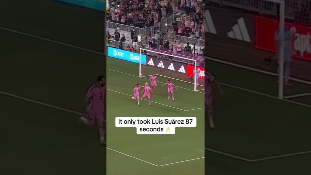 Inter Miami wasted no time at all to strike 🫡 @AppleTV