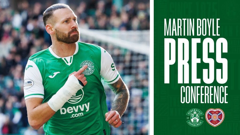 Hibernian vs Hearts | Martin Boyle Press Conference | William Hill Premiership
